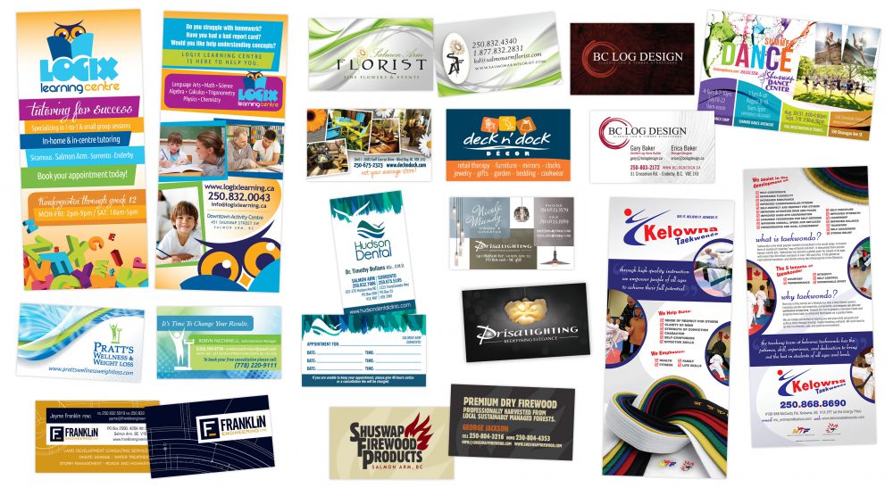 Perimeter Design - Print Design (Business Cards, Rack Cards, Posters, Ads) Collage
